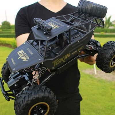 6026--37CM Noir 1B - Camions télécommandés à grande vitesse pour enfants Voiture tout-terrain 4x4 Jouets po Noir - Publicité 6026--37CM Noir 1B - Camions télécommandés à grande vitesse pour enfants Voiture tout-terrain 4x4 Jouets po Noir - Publicité