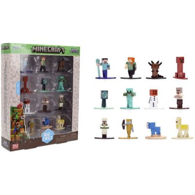 Smoby Jada - Figurine - Minecraft 4cm set 12Pièces - #2 - Dès 3 ans - Publicité Smoby Jada - Figurine - Minecraft 4cm set 12Pièces - #2 - Dès 3 ans - Publicité