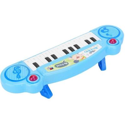 Vvikizy Jouet de piano Piano électronique jouet bébé enfants petite enfance musique jouet fille cadeau jeux activite Bleu Blanc - Publicité Vvikizy Jouet de piano Piano électronique jouet bébé enfants petite enfance musique jouet fille cadeau jeux activite Bleu Blanc - Publicité