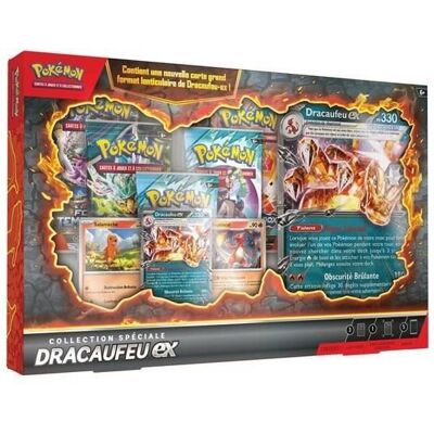 Pokemon Pokémon : Coffret ex Spe. Collect. (5 boosters + cartes promo) - Publicité Pokemon Pokémon : Coffret ex Spe. Collect. (5 boosters + cartes promo) - Publicité