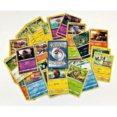 Asmodee Lot de 50 cartes Pokémon aléatoires - NINTENDO - 100% authentiques - Pour enfants de 3 ans et plus - Publicité Asmodee Lot de 50 cartes Pokémon aléatoires - NINTENDO - 100% authentiques - Pour enfants de 3 ans et plus - Publicité