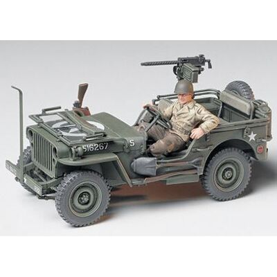 Tamiya - TM35219 - 1:35 - US Willys Jeep MB 4x4 - Kit de modèle - Publicité Tamiya - TM35219 - 1:35 - US Willys Jeep MB 4x4 - Kit de modèle - Publicité