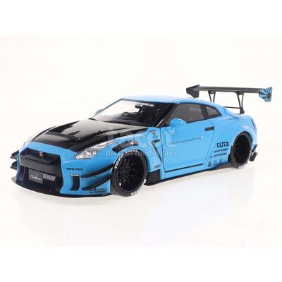 Voiture miniature de collection - SOLIDO - Nissan GTR R35 LB Works Body Kit Type 2 2024 - Bleu - 1/18 - Métal monté Bleu - Publicité Voiture miniature de collection - SOLIDO - Nissan GTR R35 LB Works Body Kit Type 2 2024 - Bleu - 1/18 - Métal monté Bleu - Publicité