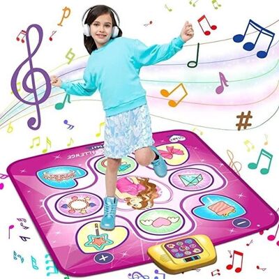 AMOUNE Tapis de Danse Musical pour Enfants de 3 à 8 Ans avec Affichage LED Cadeau danniversaire de Noël pour Garçons Filles(Violet) Violet - Publicité AMOUNE Tapis de Danse Musical pour Enfants de 3 à 8 Ans avec Affichage LED Cadeau danniversaire de Noël pour Garçons Filles(Violet) Violet - Publicité