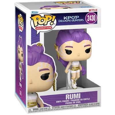 Figurine Funko Pop! N°2430 Kpop Demon Hunters Rumi (chase/phosphorescent) - Publicité Figurine Funko Pop! N°2430 Kpop Demon Hunters Rumi (chase/phosphorescent) - Publicité