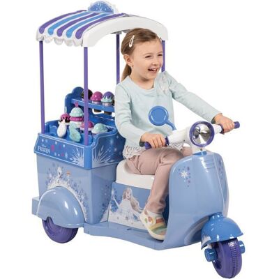 Voiture électrique - HUFFY - Kart La Reine des Neiges - Bleu - 3 roues - Batterie 72V 4 km/h Bleu - Publicité Voiture électrique - HUFFY - Kart La Reine des Neiges - Bleu - 3 roues - Batterie 72V 4 km/h Bleu - Publicité