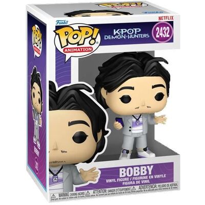 Figurine Funko Pop! Kpop Demon Hunters Bobby - Publicité Figurine Funko Pop! Kpop Demon Hunters Bobby - Publicité