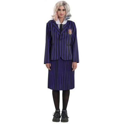 Feestbazaar Uniforme scolaire femme mercredi - Noir/Violet - Uniforme scolaire - Publicité Feestbazaar Uniforme scolaire femme mercredi - Noir/Violet - Uniforme scolaire - Publicité