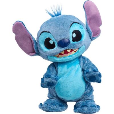 Peluche interactive STITCH Double Trouble - 36 cm - Plus de 50 sons et réactions - 2 modes de jeu - Lilo et Stitch - dès 3 ans Bleu - Publicité Peluche interactive STITCH Double Trouble - 36 cm - Plus de 50 sons et réactions - 2 modes de jeu - Lilo et Stitch - dès 3 ans Bleu - Publicité