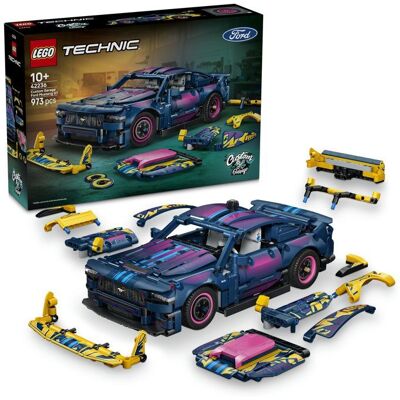 LEGO Technic 42236 Voiture Ford Mustang GT à Personnaliser - Jeu dès 10 ans - Idée Cadeau - Publicité LEGO Technic 42236 Voiture Ford Mustang GT à Personnaliser - Jeu dès 10 ans - Idée Cadeau - Publicité