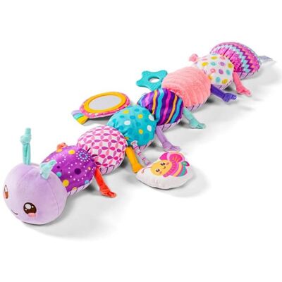 Jouet Chenille pour bébé (53 cm) Musical Jouet Chenille avec Miroir hochet froissé cordelette à Tirer Jouets pour Enfants - Publicité Jouet Chenille pour bébé (53 cm) Musical Jouet Chenille avec Miroir hochet froissé cordelette à Tirer Jouets pour Enfants - Publicité