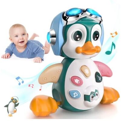 Jouet Musical Enfant 1 an Jouets Rampants avec Musique et lumièresJouet pour Bébé Pingouin 6-12 Mois Jouet éducatif Jouet d’éveil - Publicité Jouet Musical Enfant 1 an Jouets Rampants avec Musique et lumièresJouet pour Bébé Pingouin 6-12 Mois Jouet éducatif Jouet d’éveil - Publicité
