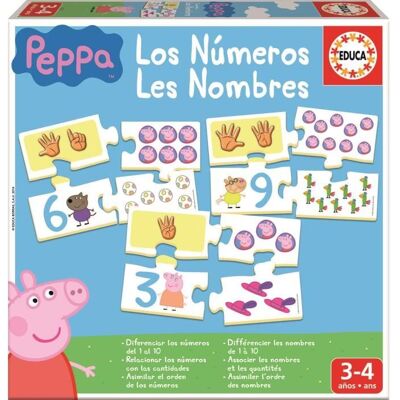 EDUCA PEPPA PIG Japprends les Nombres Bleu - Publicité EDUCA PEPPA PIG Japprends les Nombres Bleu - Publicité