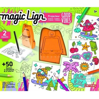 LANSAY Magic Lign - Projecteur Good Vibes - 50 illustrations - Pour enfants - Publicité LANSAY Magic Lign - Projecteur Good Vibes - 50 illustrations - Pour enfants - Publicité