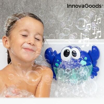 EUROWEB Jeu deau Crabe musical avec bulles de savon et ventouses de fixation pour le bain Bleu - Publicité EUROWEB Jeu deau Crabe musical avec bulles de savon et ventouses de fixation pour le bain Bleu - Publicité