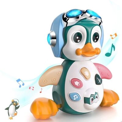 Jouets Musicaux Bébé - KAKOO - Jouets Musicaux Bébé - Son/lumière - Pingouin Bleu - Publicité Jouets Musicaux Bébé - KAKOO - Jouets Musicaux Bébé - Son/lumière - Pingouin Bleu - Publicité