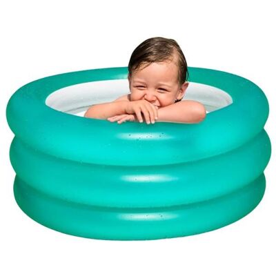 Piscine Gonflable - BESTWAY - Triple Anneaux - Durable - Confortable - 70x70x30 cm Vert - Publicité Piscine Gonflable - BESTWAY - Triple Anneaux - Durable - Confortable - 70x70x30 cm Vert - Publicité