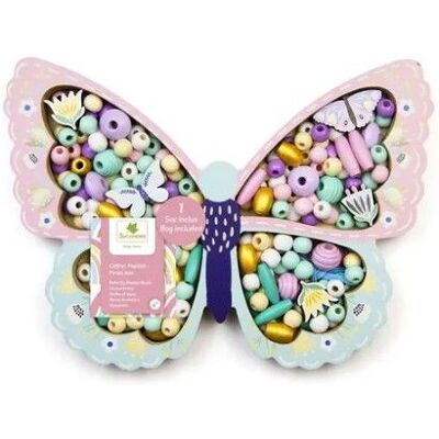 Sycomore CRE3289 - Jouet créatif en bois et perles papillon - Publicité Sycomore CRE3289 - Jouet créatif en bois et perles papillon - Publicité