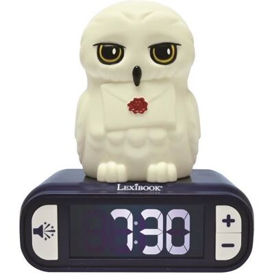 Réveil Numérique Hedwige Lexibook - 3D Lumineux et Sonore pour Enfants - Publicité Réveil Numérique Hedwige Lexibook - 3D Lumineux et Sonore pour Enfants - Publicité