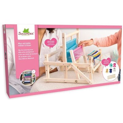 Lovely Box - SYCOMORE - Mon véritable métier à tisser - Dès 7 ans - Publicité Lovely Box - SYCOMORE - Mon véritable métier à tisser - Dès 7 ans - Publicité