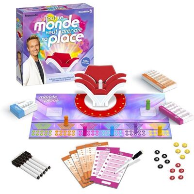 Tout le monde veut prendre sa place - Jeu de société - DUJARDIN - 3 à 7 joueurs - Dès 7 ans - Publicité Tout le monde veut prendre sa place - Jeu de société - DUJARDIN - 3 à 7 joueurs - Dès 7 ans - Publicité