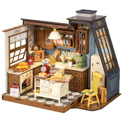 Puzzle 3D en bois à construire - ROBOTIME Cuisson cuisine DIY maison Miniature - Publicité Puzzle 3D en bois à construire - ROBOTIME Cuisson cuisine DIY maison Miniature - Publicité