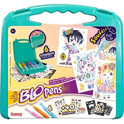 Blopens - LANSAY - Ma malette manga - Dès 5 ans - Publicité Blopens - LANSAY - Ma malette manga - Dès 5 ans - Publicité