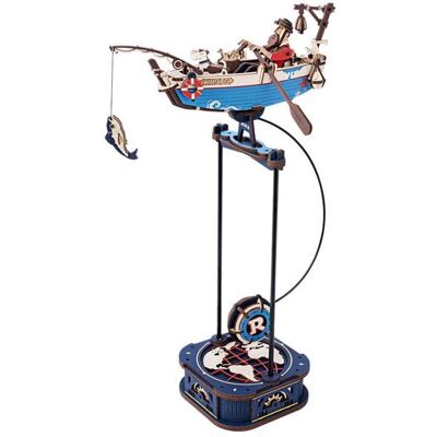 Puzzle 3D en bois à construire - ROBOTIME Ocean Fisher pendule Balance jouet Puzzle 3D - Publicité Puzzle 3D en bois à construire - ROBOTIME Ocean Fisher pendule Balance jouet Puzzle 3D - Publicité