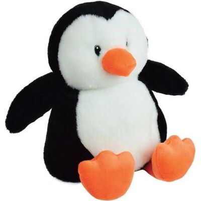 JEMINI Peluche bouillotte Pingouin - A chauffer au micro-ondes micro perles dargile +/- 19 cm Noir - Publicité JEMINI Peluche bouillotte Pingouin - A chauffer au micro-ondes micro perles dargile +/- 19 cm Noir - Publicité