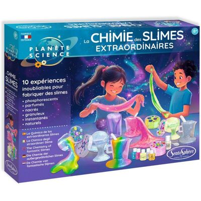 Kit Scientifique - SENTOSPHERE - La chimie du Slime extraodinaires - Slim de toutes les couleurs - Origine Naturelle - Dès 8 ans - Publicité Kit Scientifique - SENTOSPHERE - La chimie du Slime extraodinaires - Slim de toutes les couleurs - Origine Naturelle - Dès 8 ans - Publicité