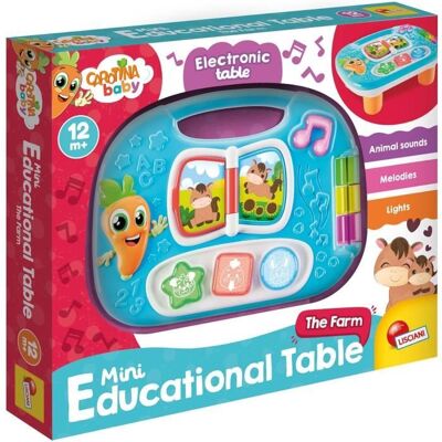 CAROTINA BABY Mini table éducative - Sons d'animaux et mélodies - Centre d'activités pour enfants 12+ mois - Publicité CAROTINA BABY Mini table éducative - Sons d'animaux et mélodies - Centre d'activités pour enfants 12+ mois - Publicité