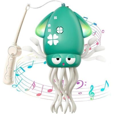 MEGAWISE Jouet Pieuvre dansante et Rampante avec lumières LED et Musique - Jouet interactif Musical à Balancement Automatique Cadeau Enfant Vert - Publicité MEGAWISE Jouet Pieuvre dansante et Rampante avec lumières LED et Musique - Jouet interactif Musical à Balancement Automatique Cadeau Enfant Vert - Publicité