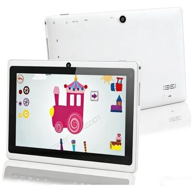 UVERBON Tablette pour Enfants 7 Android Tablet Processeur Quad-Core Écran Tactile HD Double Caméra 1080P Éducative Blanc Blanc - Publicité UVERBON Tablette pour Enfants 7 Android Tablet Processeur Quad-Core Écran Tactile HD Double Caméra 1080P Éducative Blanc Blanc - Publicité