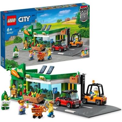 Ensemble Magasin d'Épicerie LEGO City avec Véhicule - Jeu de Supermarché - Publicité Ensemble Magasin d'Épicerie LEGO City avec Véhicule - Jeu de Supermarché - Publicité