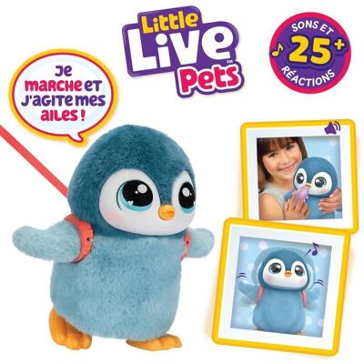 Mon Petit Pingouin - MOOSE TOYS - LITTLE LIVE PETS - Pingouin électronique interactif avec accessoires Bleu - Publicité Mon Petit Pingouin - MOOSE TOYS - LITTLE LIVE PETS - Pingouin électronique interactif avec accessoires Bleu - Publicité