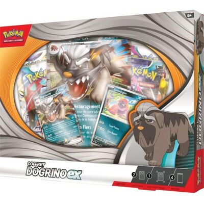 Pokemon Pokémon : Coffret ex (4 boosters) - Dogrino-ex Q1 - Publicité Pokemon Pokémon : Coffret ex (4 boosters) - Dogrino-ex Q1 - Publicité