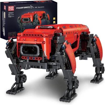 Chien mécanique - Mould King - 15067 - 936 pièces - Robot télécommandé - Lego Technic Blanc - Publicité Chien mécanique - Mould King - 15067 - 936 pièces - Robot télécommandé - Lego Technic Blanc - Publicité
