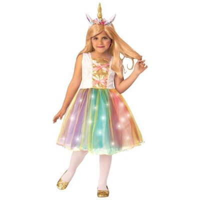 DÉGUISEMENT LICORNE LUMINEUSE FILLE Vert - Publicité DÉGUISEMENT LICORNE LUMINEUSE FILLE Vert - Publicité