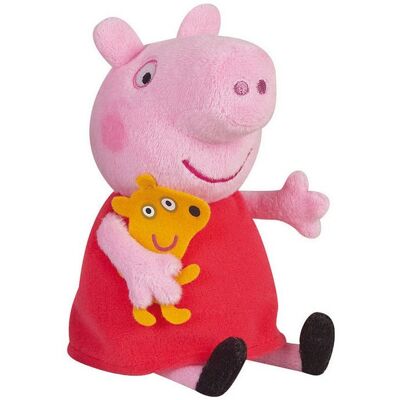 CIJEP Peluche - Peppa Pig - Multicolore - 20 cm - Pour Bébé - Publicité CIJEP Peluche - Peppa Pig - Multicolore - 20 cm - Pour Bébé - Publicité
