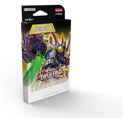 Pack de 3 boosters - KONAMI - Yu-Gi-Oh! - Le Désastre des Dimensions - 28 cartes dont 1 carte jeton exclusive - Dès 6 ans - Publicité Pack de 3 boosters - KONAMI - Yu-Gi-Oh! - Le Désastre des Dimensions - 28 cartes dont 1 carte jeton exclusive - Dès 6 ans - Publicité