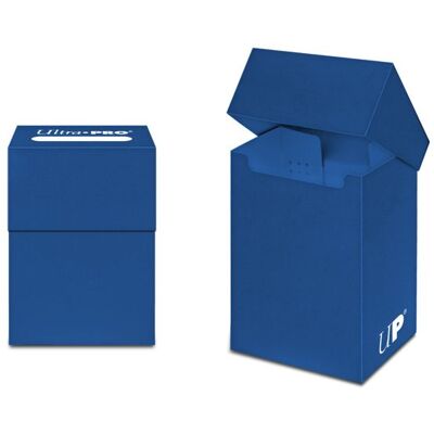 Boite à cartes - Ultra PRO - 75 cartes - Bleu Pacifique - Polypropylène - Mixte - Intérieur Bleu - Publicité Boite à cartes - Ultra PRO - 75 cartes - Bleu Pacifique - Polypropylène - Mixte - Intérieur Bleu - Publicité