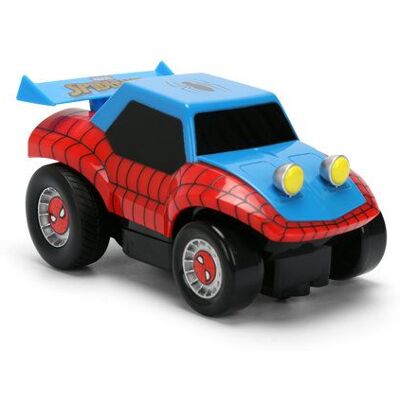 Smoby Jada - Marvel - Voiture Radiocommandé - Spiderman - Buggy - Echelle 1/32 - Dès 2 ans - Publicité Smoby Jada - Marvel - Voiture Radiocommandé - Spiderman - Buggy - Echelle 1/32 - Dès 2 ans - Publicité