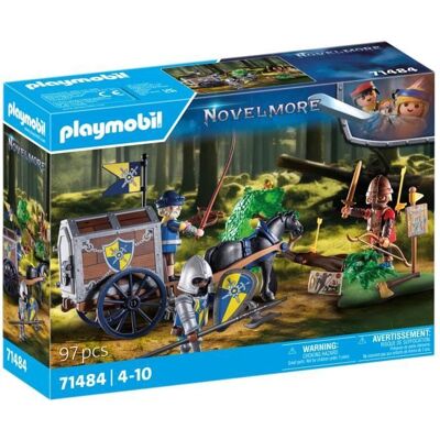 PLAYMOBIL 71484 Convoi de Novelmore avec bandit Novelmore Chevaliers et voleurs Dès 5 ans Bleu - Publicité PLAYMOBIL 71484 Convoi de Novelmore avec bandit Novelmore Chevaliers et voleurs Dès 5 ans Bleu - Publicité