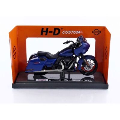 Véhicule miniature de collection - MAISTO - Harley‑Davidson CVO Road Glide 2022 (22938BL) - Échelle 1/18 - Bleu - Publicité Véhicule miniature de collection - MAISTO - Harley‑Davidson CVO Road Glide 2022 (22938BL) - Échelle 1/18 - Bleu - Publicité