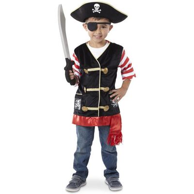 Déguisement de Pirate avec Accessoires Melissa & Doug - Veste + Chapeau + Épée - SPIN MASTER - De 3 à 6 ans - Publicité Déguisement de Pirate avec Accessoires Melissa & Doug - Veste + Chapeau + Épée - SPIN MASTER - De 3 à 6 ans - Publicité