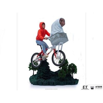 Statue - IRON STUDIOS - E.T. & Elliot - Art Scale 1/10 - 9.4 in - Plastique - Résine Blanc - Publicité Statue - IRON STUDIOS - E.T. & Elliot - Art Scale 1/10 - 9.4 in - Plastique - Résine Blanc - Publicité