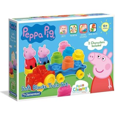 Clementoni Clemmy Set Peppa Pig Rouge - Publicité Clementoni Clemmy Set Peppa Pig Rouge - Publicité