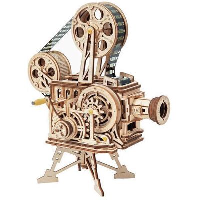puzzle 3D en bois Vitascope - ROBOTIME modèle mécanique - artisanat en bois pour adultes - Publicité puzzle 3D en bois Vitascope - ROBOTIME modèle mécanique - artisanat en bois pour adultes - Publicité