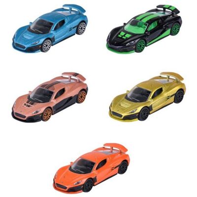 Coffret Cadeau 5 Véhicules Rimac - MAJORETTE - 2 exclusifs - Portes ouvrantes suspensions - Échelle 1/64 - Dès 3 ans - Publicité Coffret Cadeau 5 Véhicules Rimac - MAJORETTE - 2 exclusifs - Portes ouvrantes suspensions - Échelle 1/64 - Dès 3 ans - Publicité