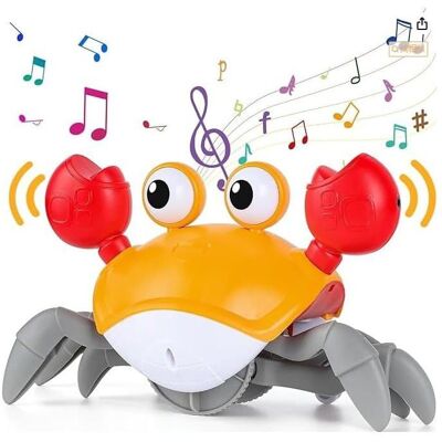 Jouet pour bébé de 1 an – Jouet musical en forme de crabe ambulant – Cadeau pour garçons et filles de 1 à 2 ans – Rouge - Publicité Jouet pour bébé de 1 an – Jouet musical en forme de crabe ambulant – Cadeau pour garçons et filles de 1 à 2 ans – Rouge - Publicité